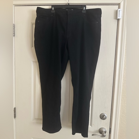 Old Navy Denim - Old Navy Black High-Rise OG Straight Pants